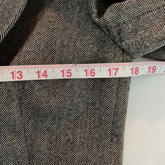 JCREW | Brown Herringbone Wool Jacket Size 6 - Picture 7 of 9